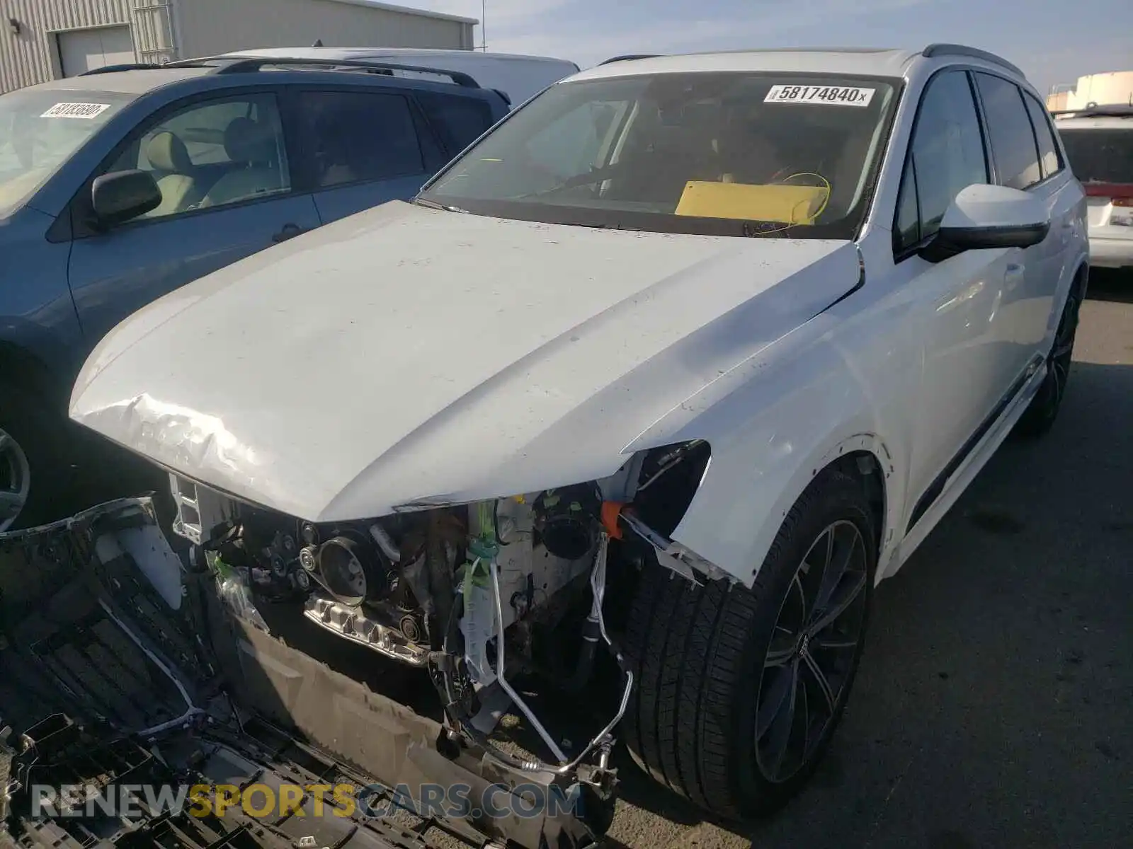 2 Photograph of a damaged car WA1VXAF79LD004860 AUDI Q7 2020