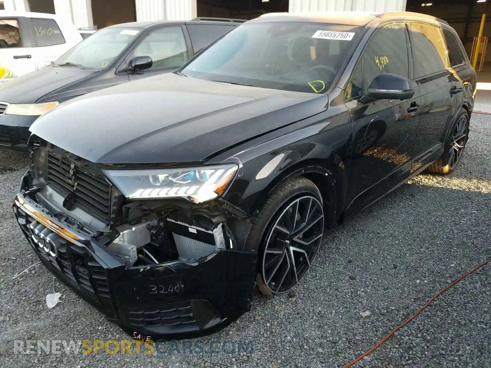 2 Photograph of a damaged car WA1VXBF71LD009511 AUDI Q7 2020