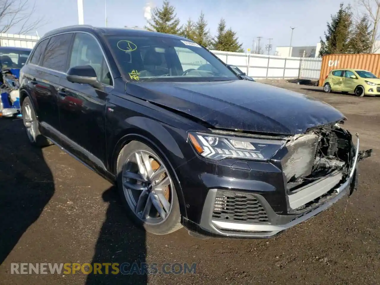 1 Photograph of a damaged car WA1WXAF73LD000470 AUDI Q7 2020