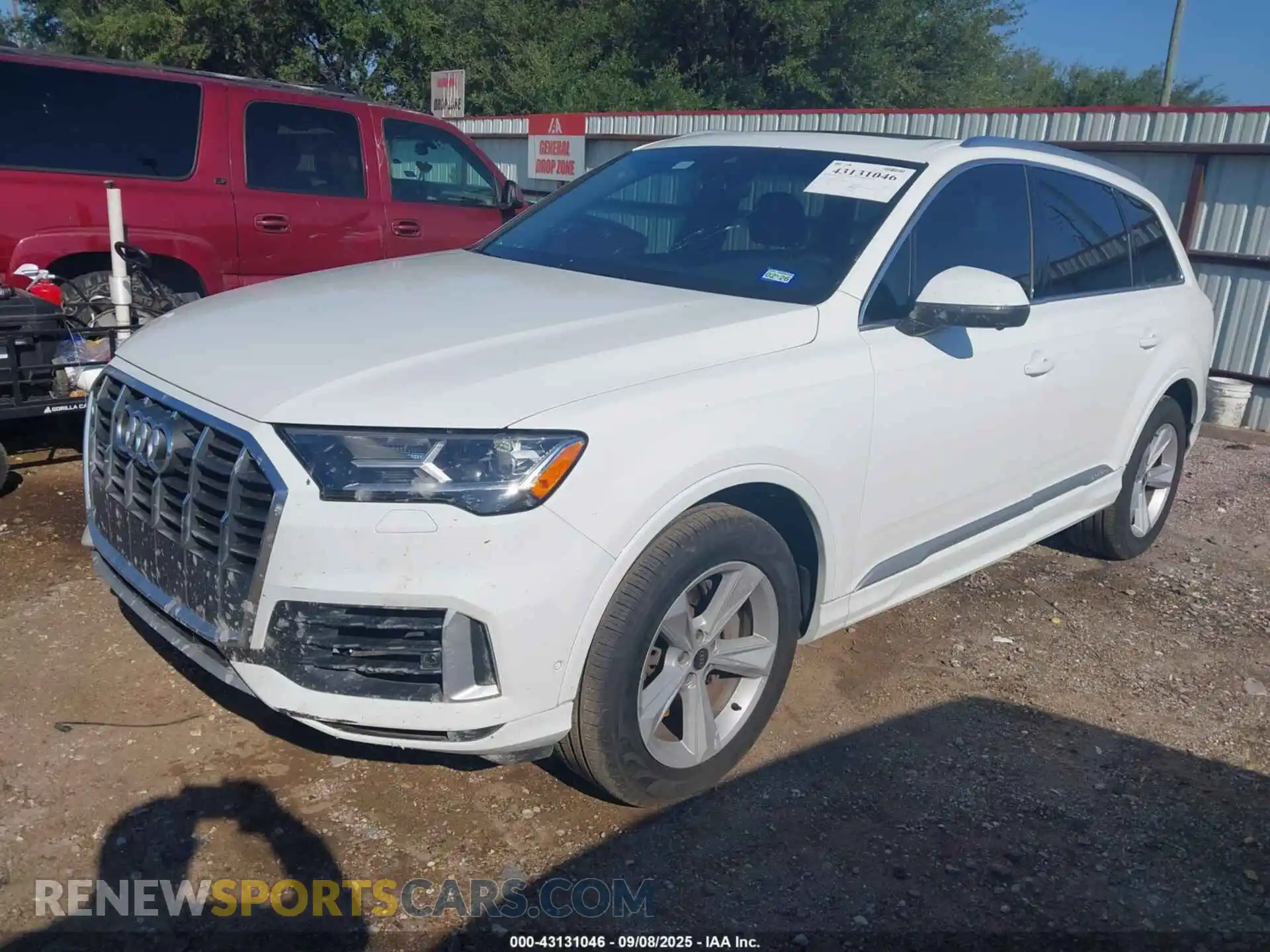 2 fotografías del automóvil dañado WA1AJAF70MD016395 AUDI Q7 2021