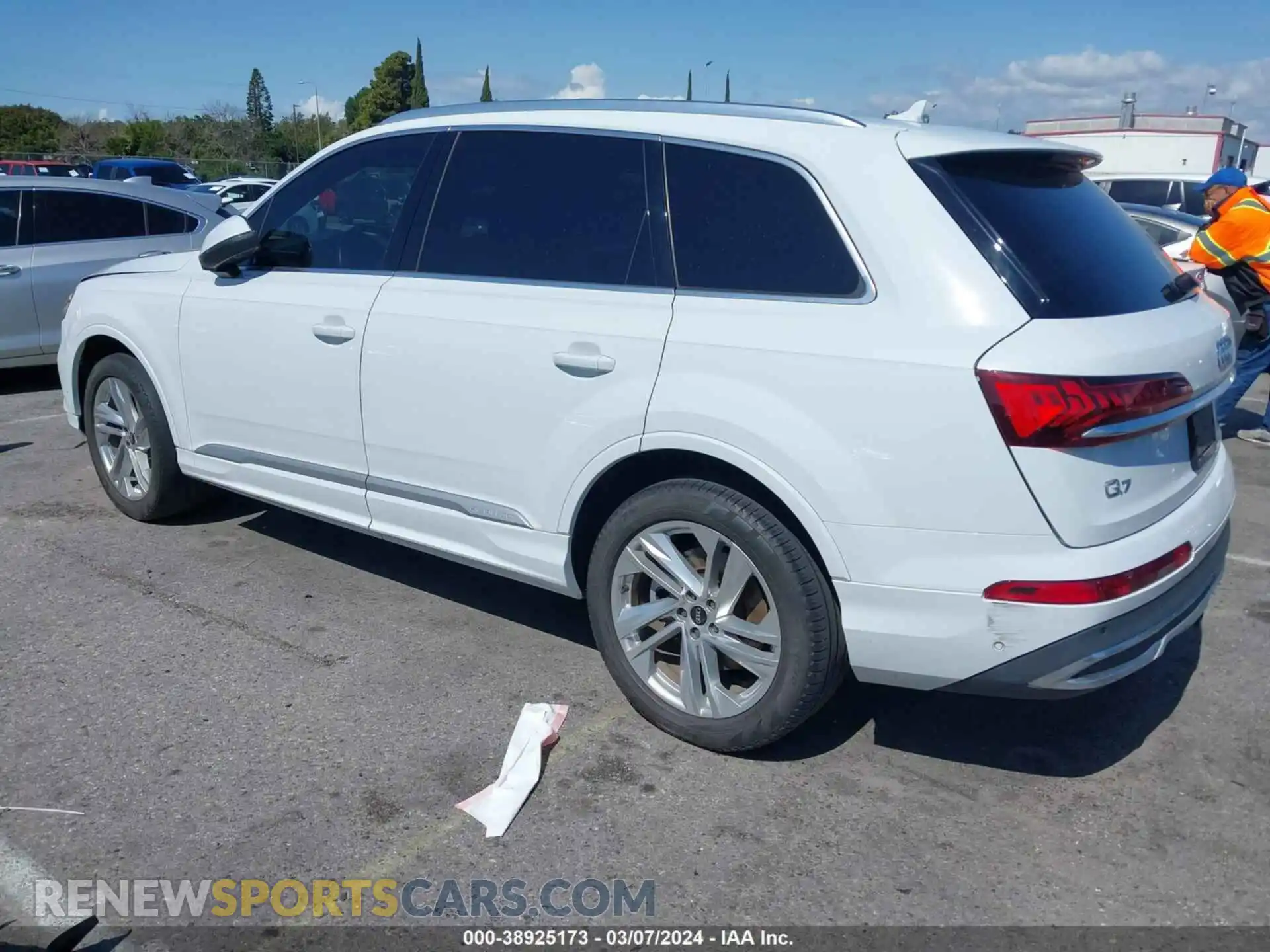 3 fotografías del automóvil dañado WA1AJAF70MD027302 AUDI Q7 2021