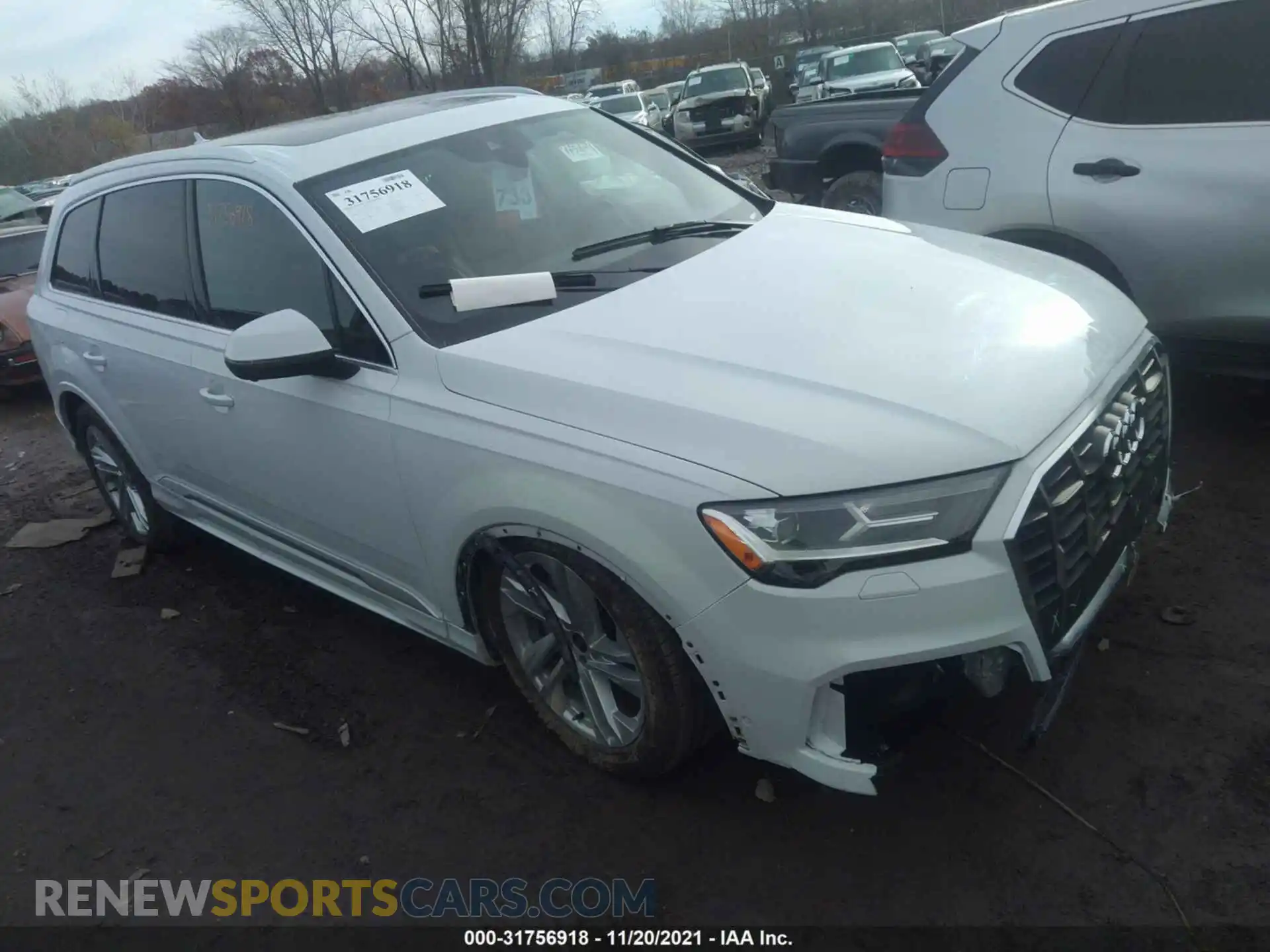 1 Photograph of a damaged car WA1AJAF71MD022707 AUDI Q7 2021