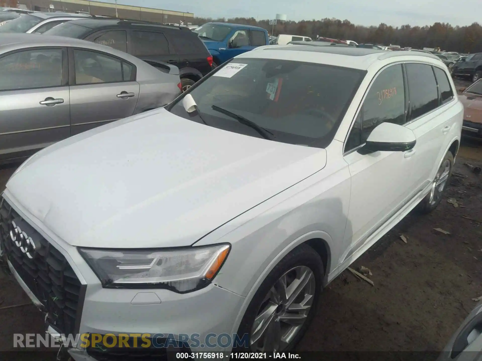 2 Photograph of a damaged car WA1AJAF71MD022707 AUDI Q7 2021