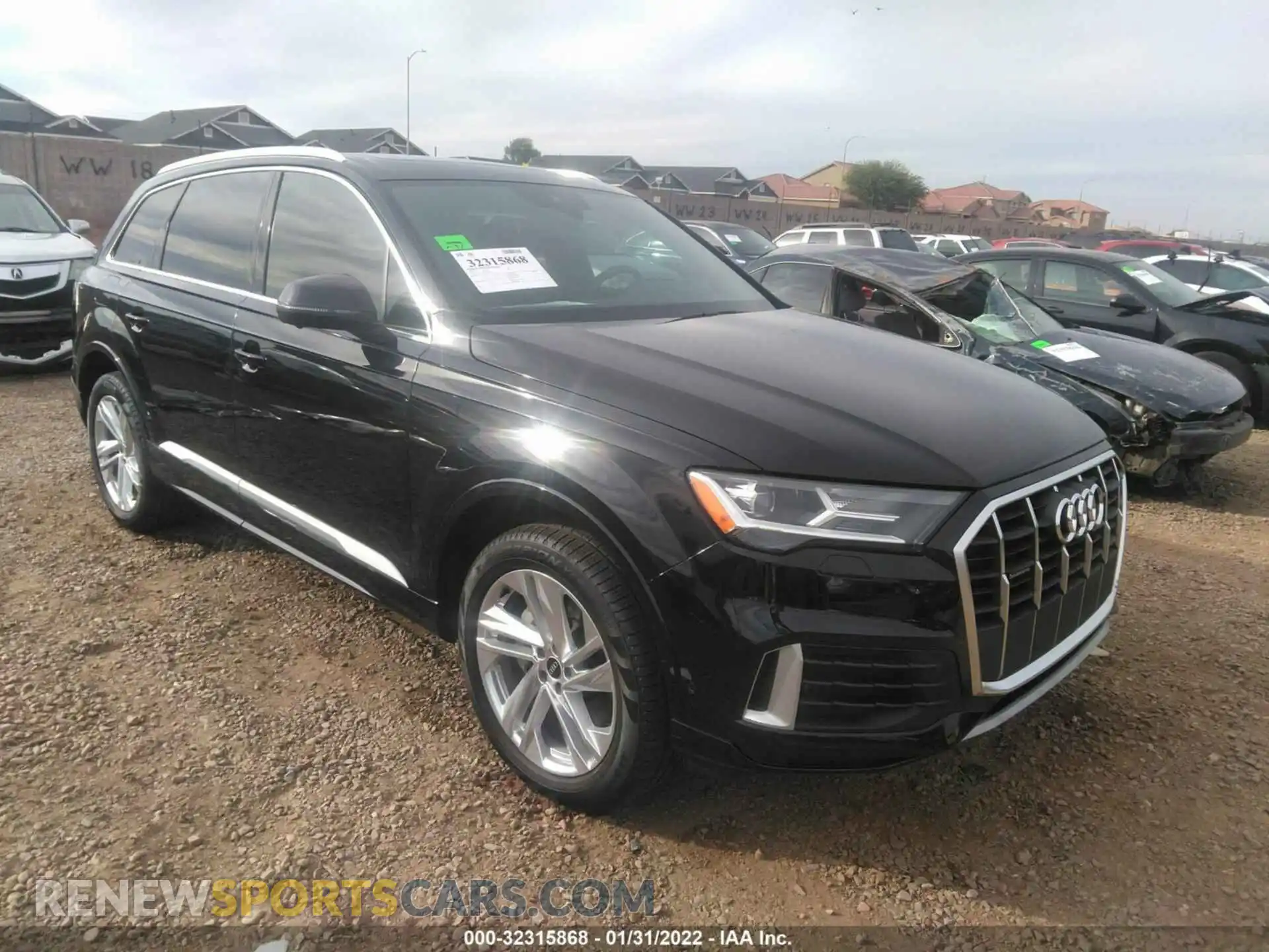 1 Photograph of a damaged car WA1AJAF72MD033795 AUDI Q7 2021