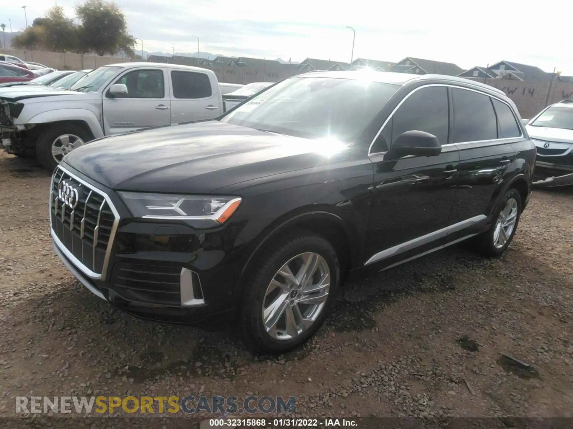 2 Photograph of a damaged car WA1AJAF72MD033795 AUDI Q7 2021