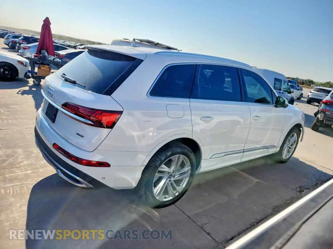3 fotografías del automóvil dañado WA1AJAF73MD031571 AUDI Q7 2021