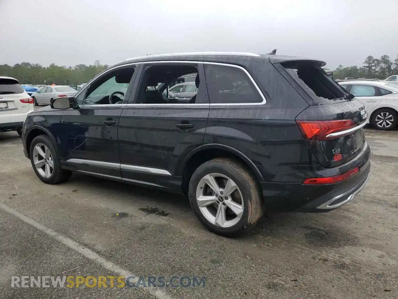 2 fotografías del automóvil dañado WA1AJAF77MD018189 AUDI Q7 2021