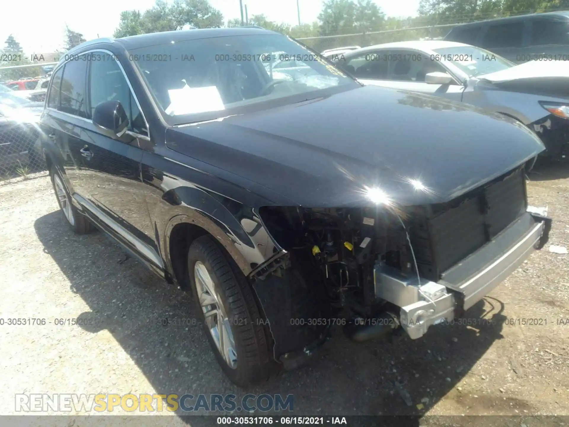 1 Photograph of a damaged car WA1AJAF7XMD031003 AUDI Q7 2021