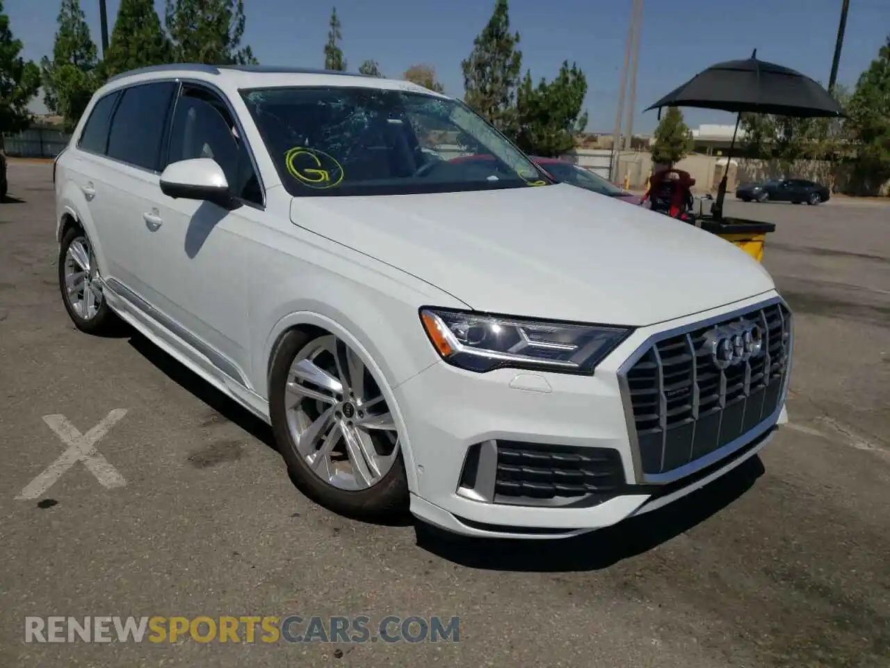 1 Photograph of a damaged car WA1AJAF7XMD033480 AUDI Q7 2021