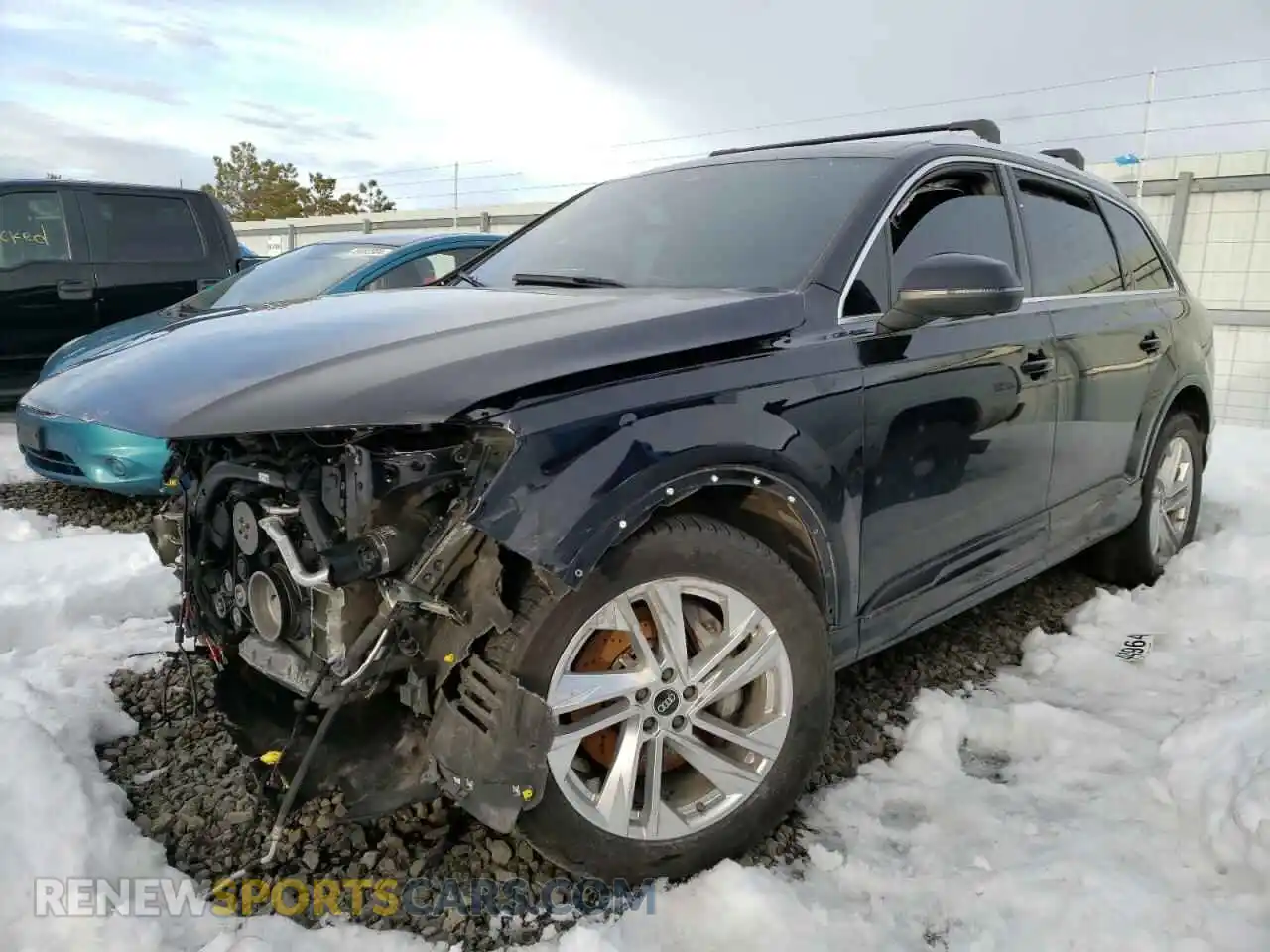 1 Photograph of a damaged car WA1AXAF78MD015199 AUDI Q7 2021