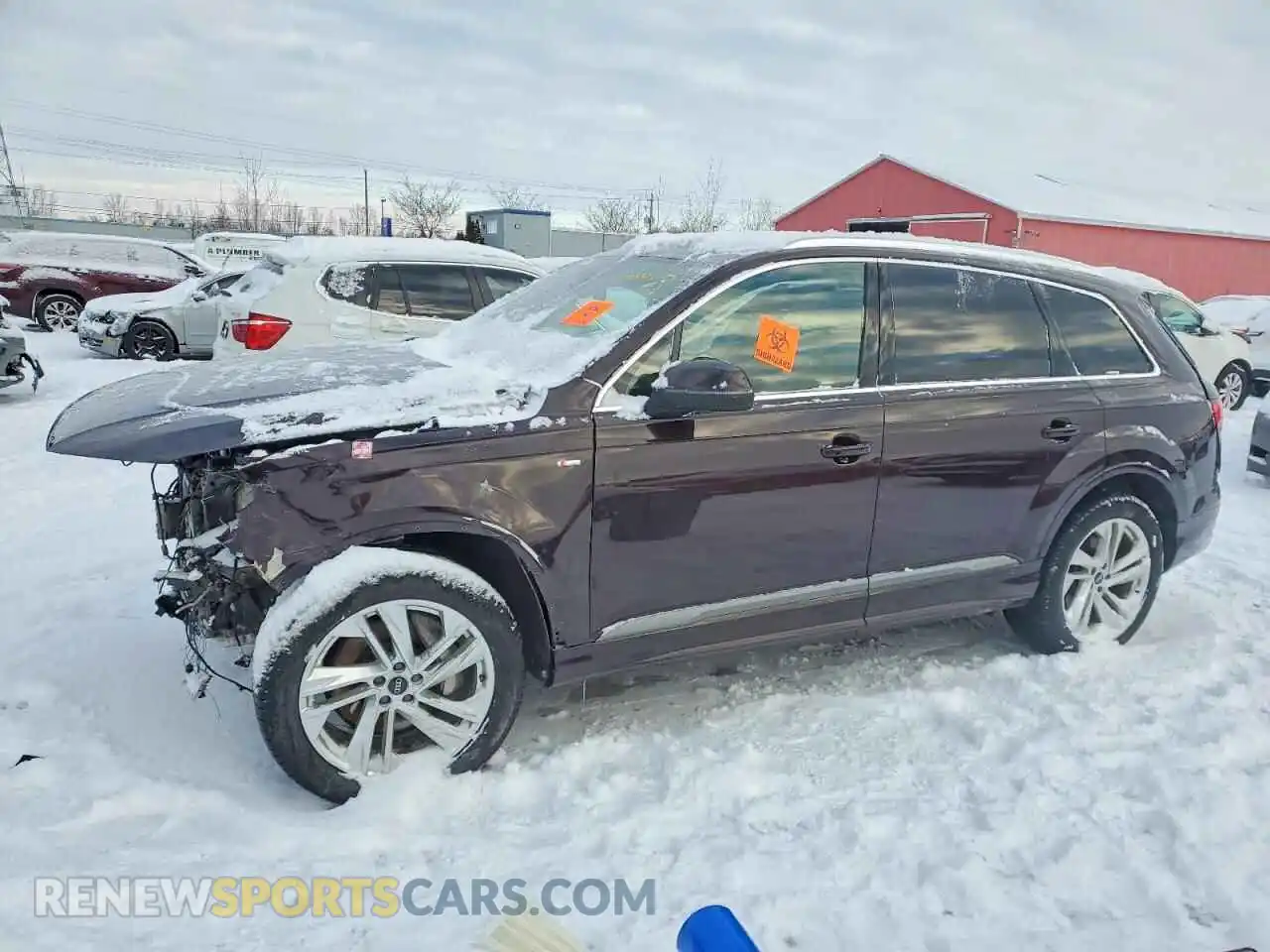 1 Фотография поврежденного автомобиля WA1BXAF74MD031145 AUDI Q7 2021