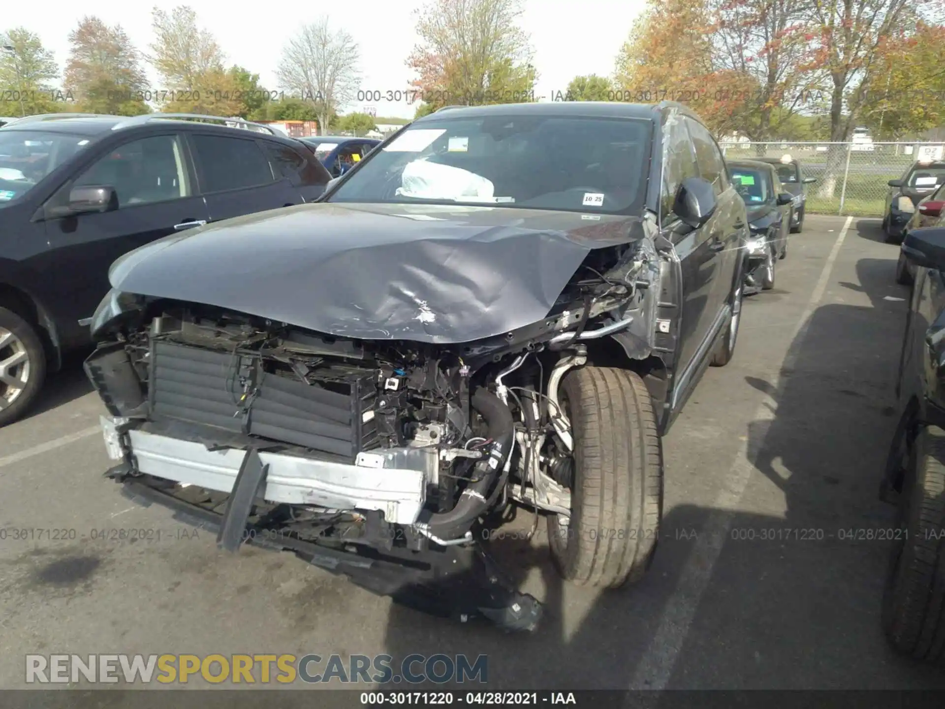 2 Photograph of a damaged car WA1LJAF74MD011211 AUDI Q7 2021