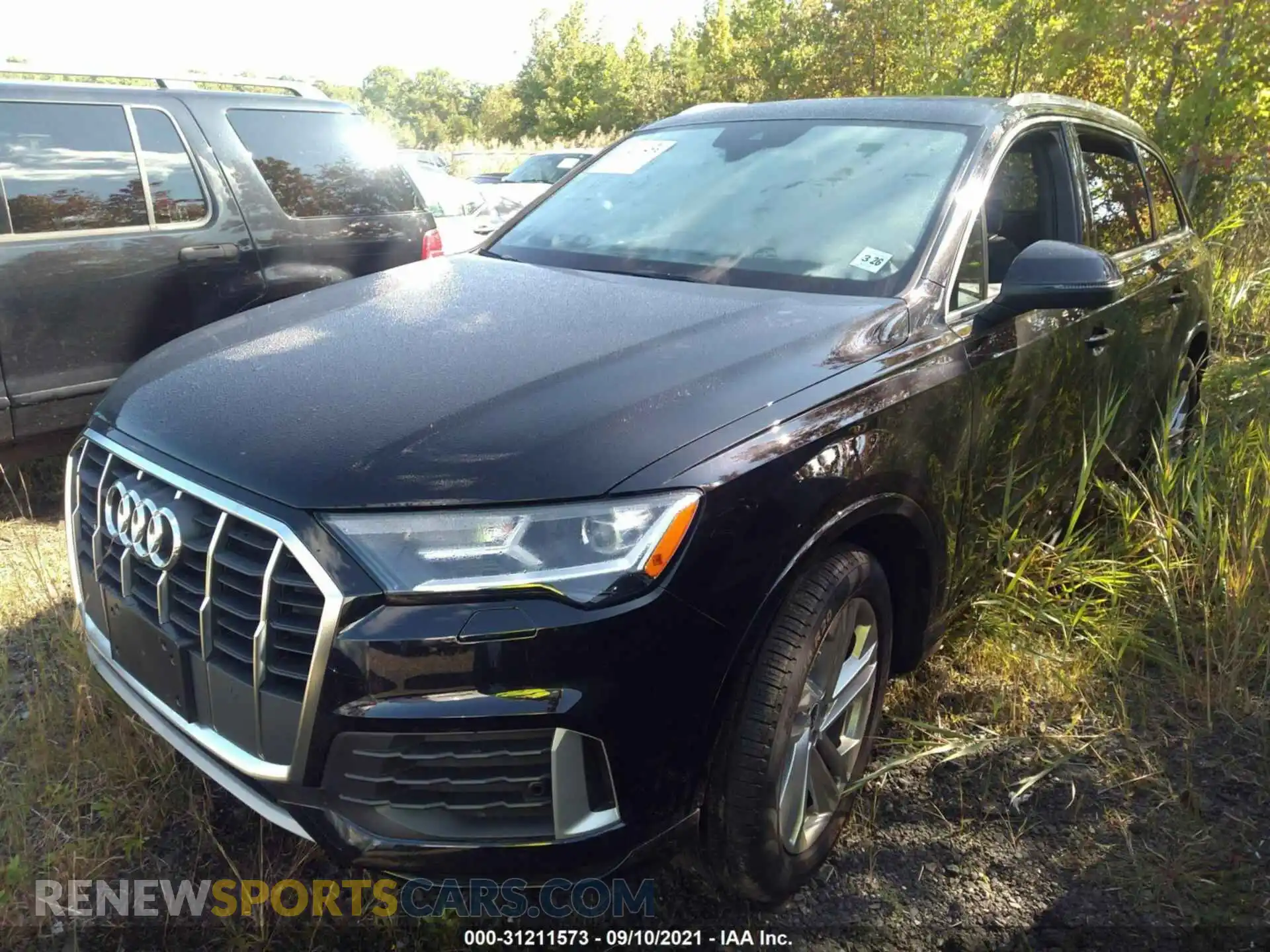 2 fotografías del automóvil dañado WA1LJAF76MD019200 AUDI Q7 2021