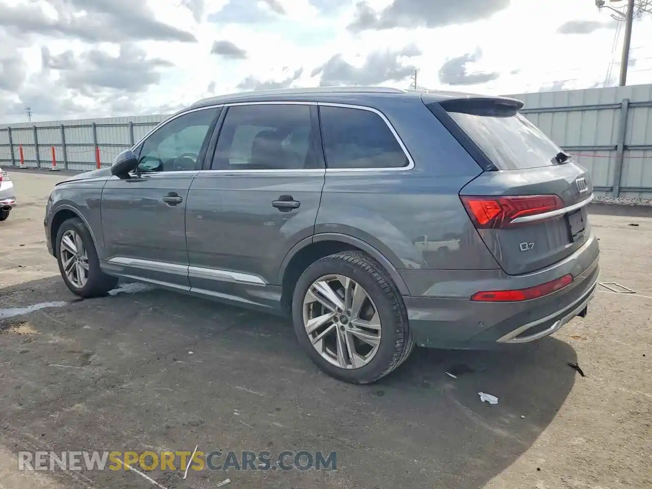2 Photograph of a damaged car WA1LJAF76MD030889 AUDI Q7 2021