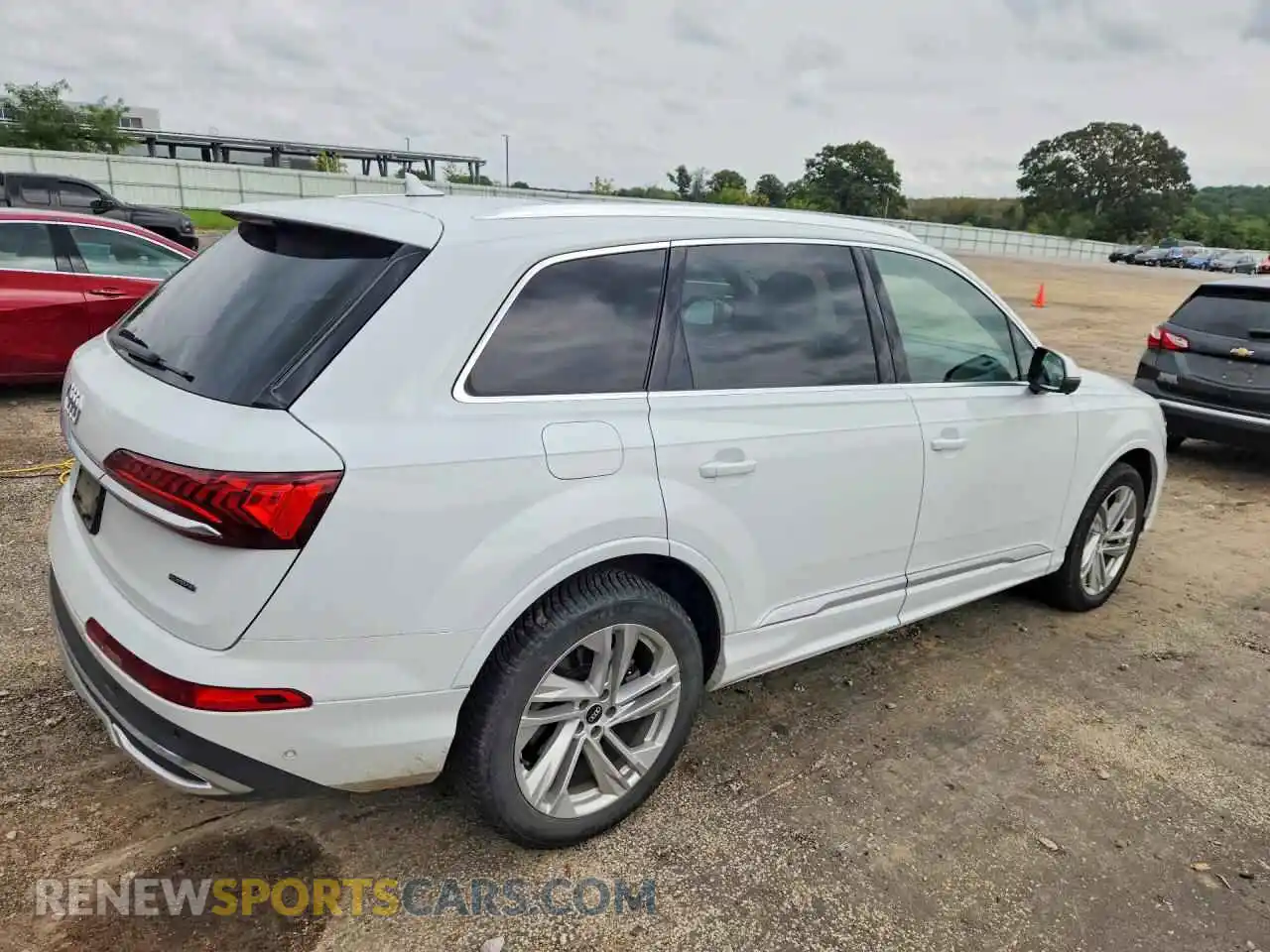 3 fotografías del automóvil dañado WA1LJAF76MD041004 AUDI Q7 2021