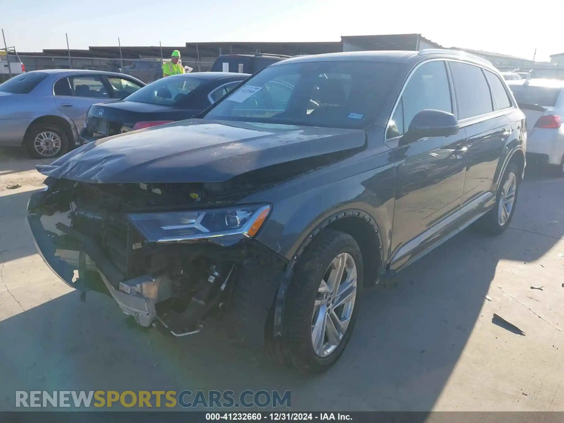 2 Photograph of a damaged car WA1LJAF77MD040847 AUDI Q7 2021