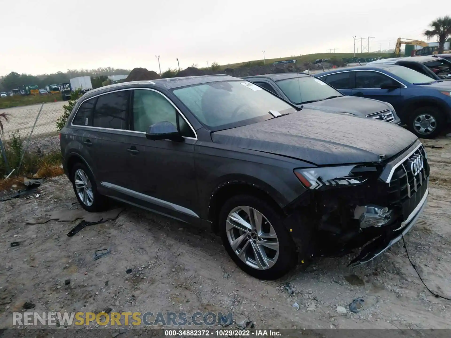 1 Фотография поврежденного автомобиля WA1LJAF7XMD012654 AUDI Q7 2021