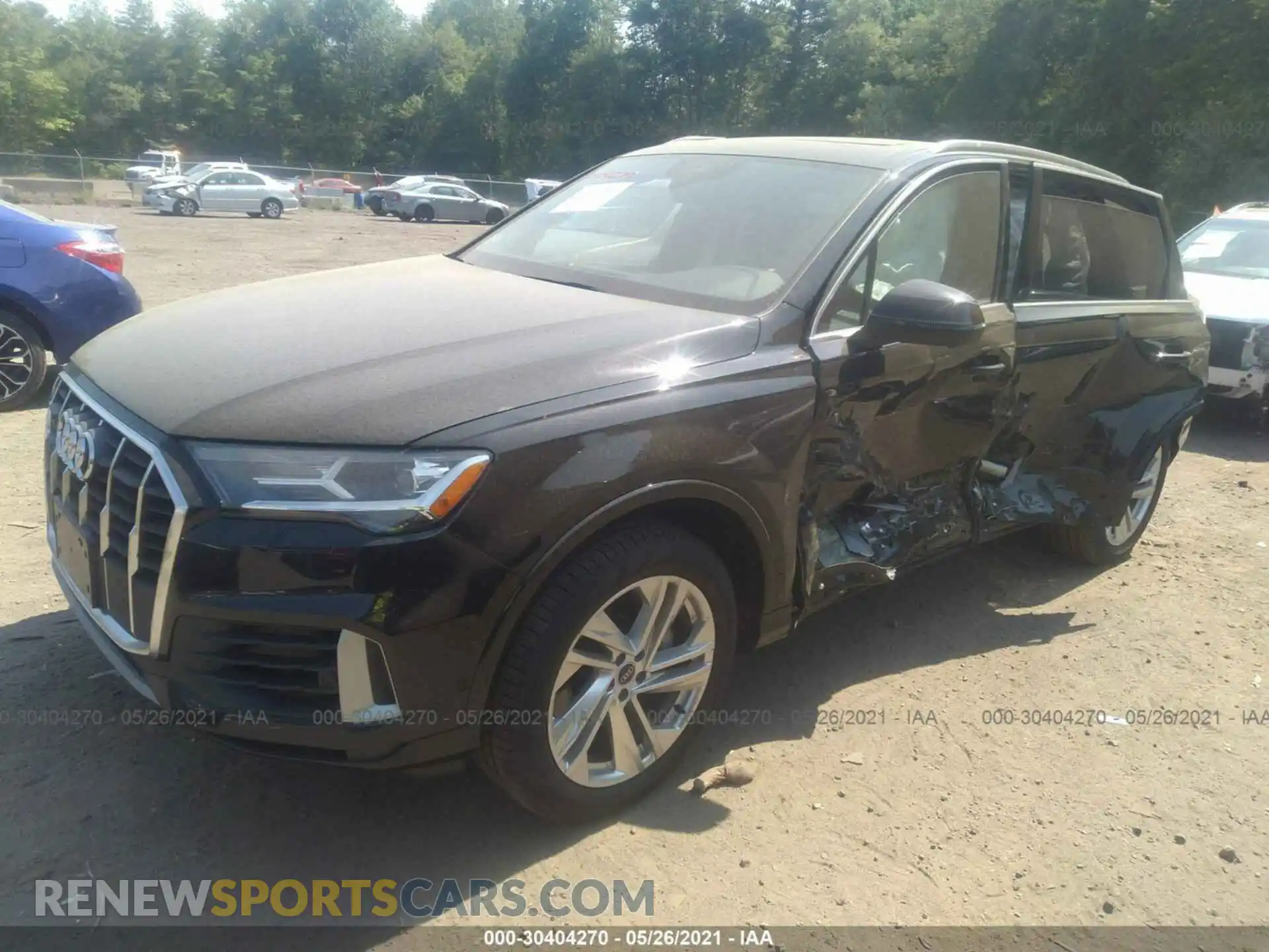 2 Photograph of a damaged car WA1LXAF70MD017621 AUDI Q7 2021