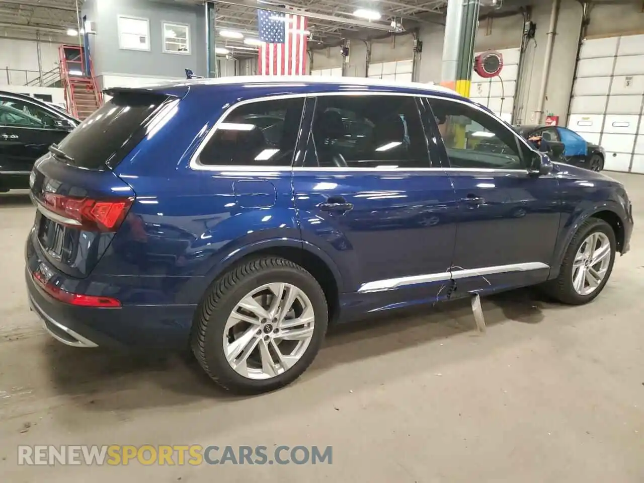3 fotografías del automóvil dañado WA1LXAF72MD017281 AUDI Q7 2021