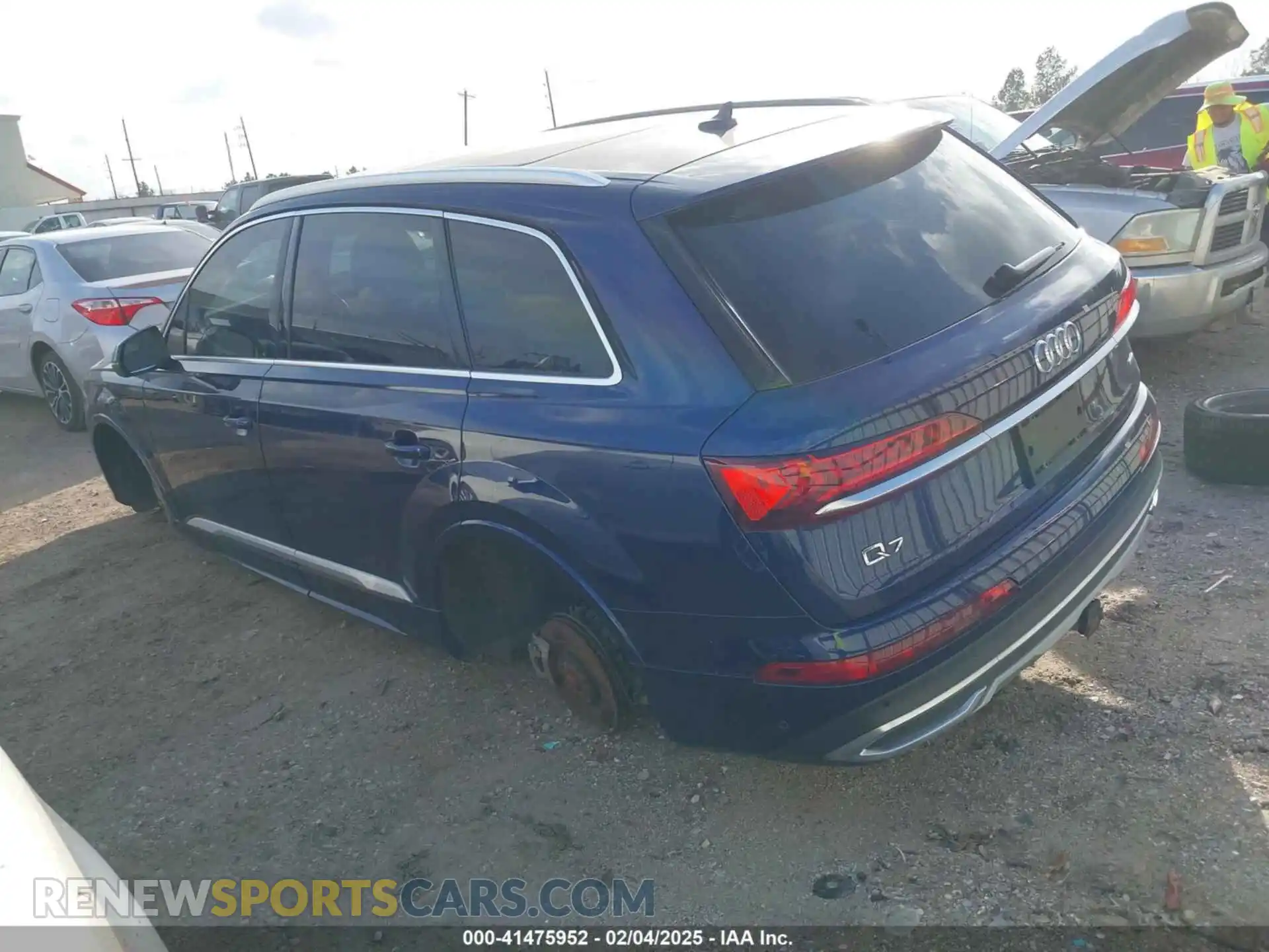 3 fotografías del automóvil dañado WA1LXAF72MD017846 AUDI Q7 2021