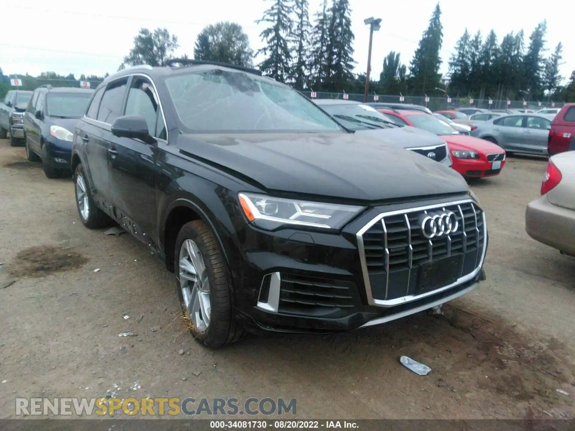 1 Photograph of a damaged car WA1LXAF74MD021008 AUDI Q7 2021