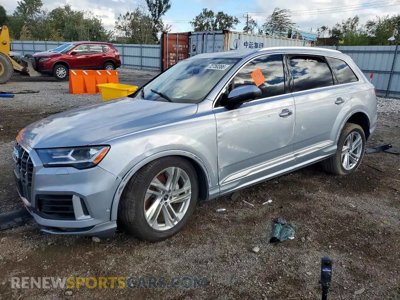 1 Фотография поврежденного автомобиля WA1LXAF75MD013600 AUDI Q7 2021