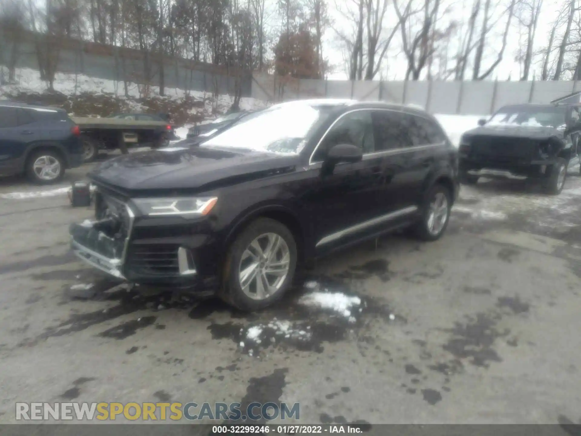 2 fotografías del automóvil dañado WA1LXAF76MD014996 AUDI Q7 2021