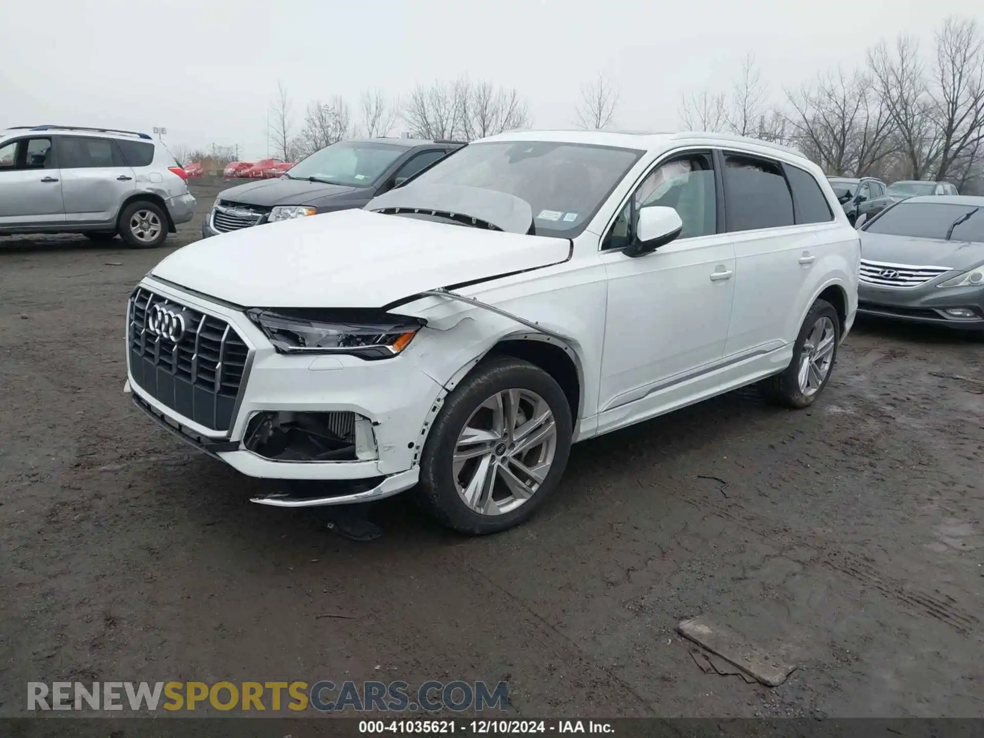 2 fotografías del automóvil dañado WA1LXAF76MD017283 AUDI Q7 2021