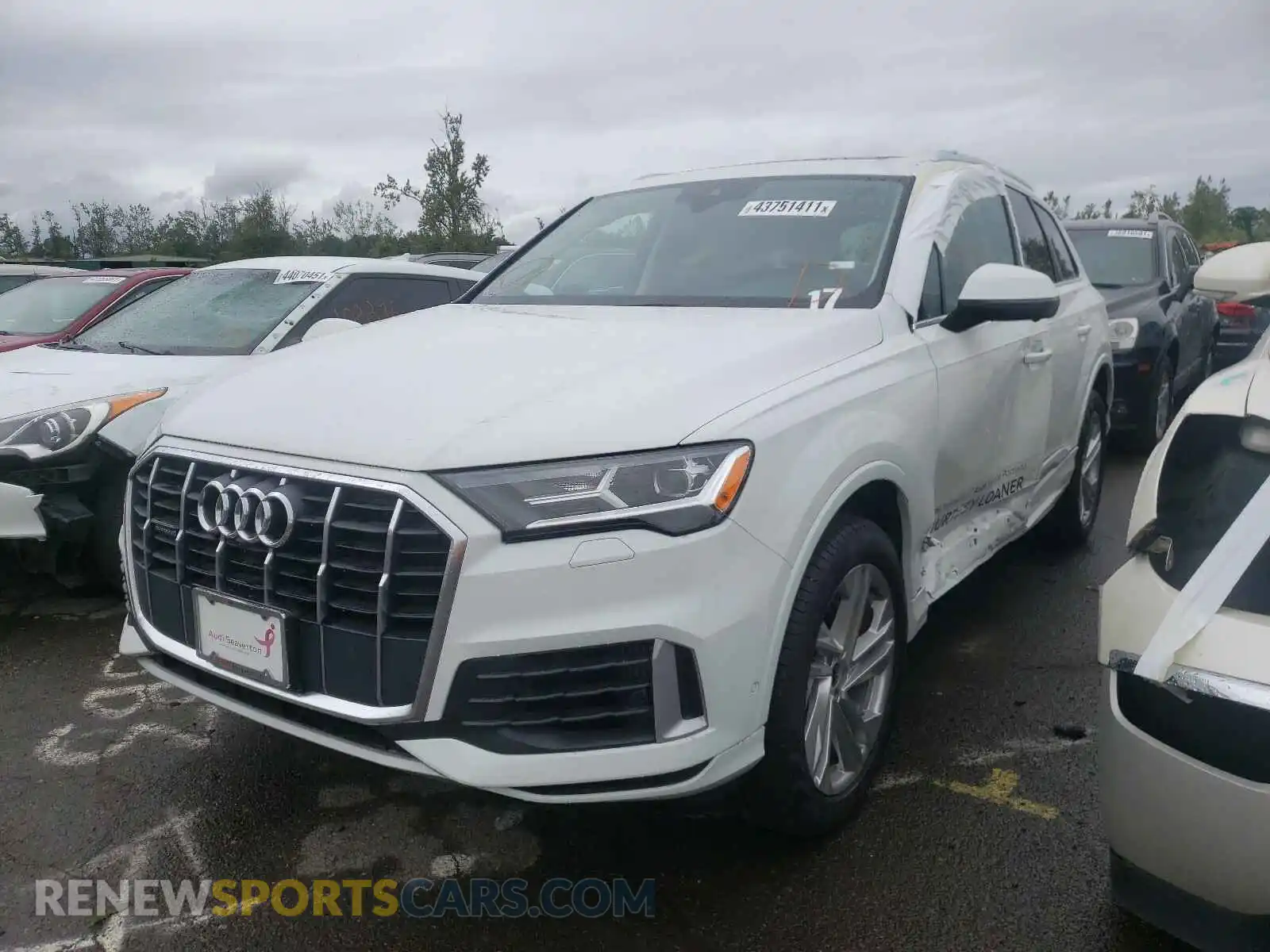 2 Photograph of a damaged car WA1LXAF77MD013758 AUDI Q7 2021