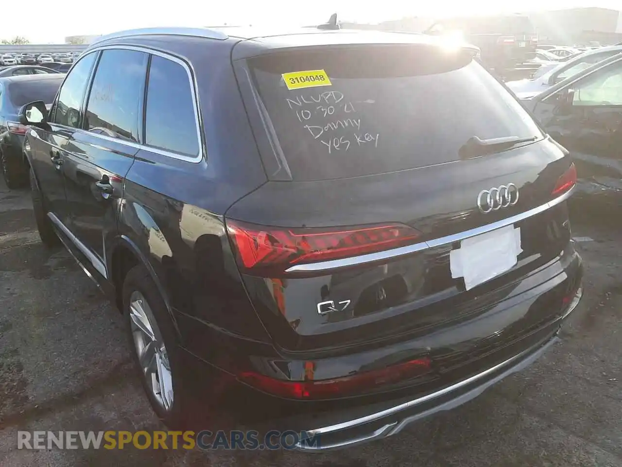 3 Photograph of a damaged car WA1LXAF77MD020127 AUDI Q7 2021