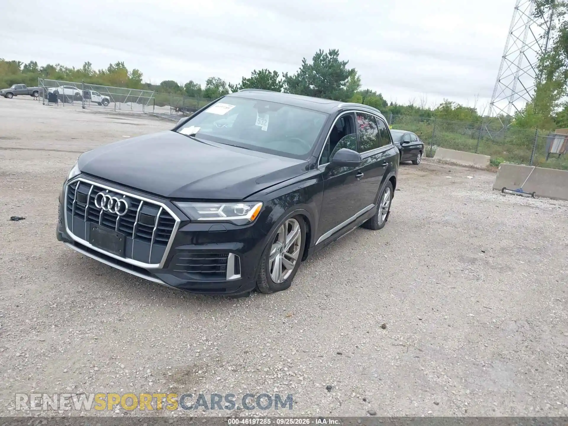 2 fotografías del automóvil dañado WA1LXAF78MD029502 AUDI Q7 2021