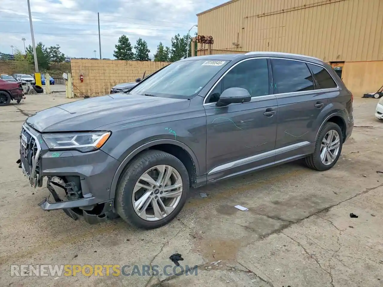 1 fotografías del automóvil dañado WA1LXAF78MD034005 AUDI Q7 2021