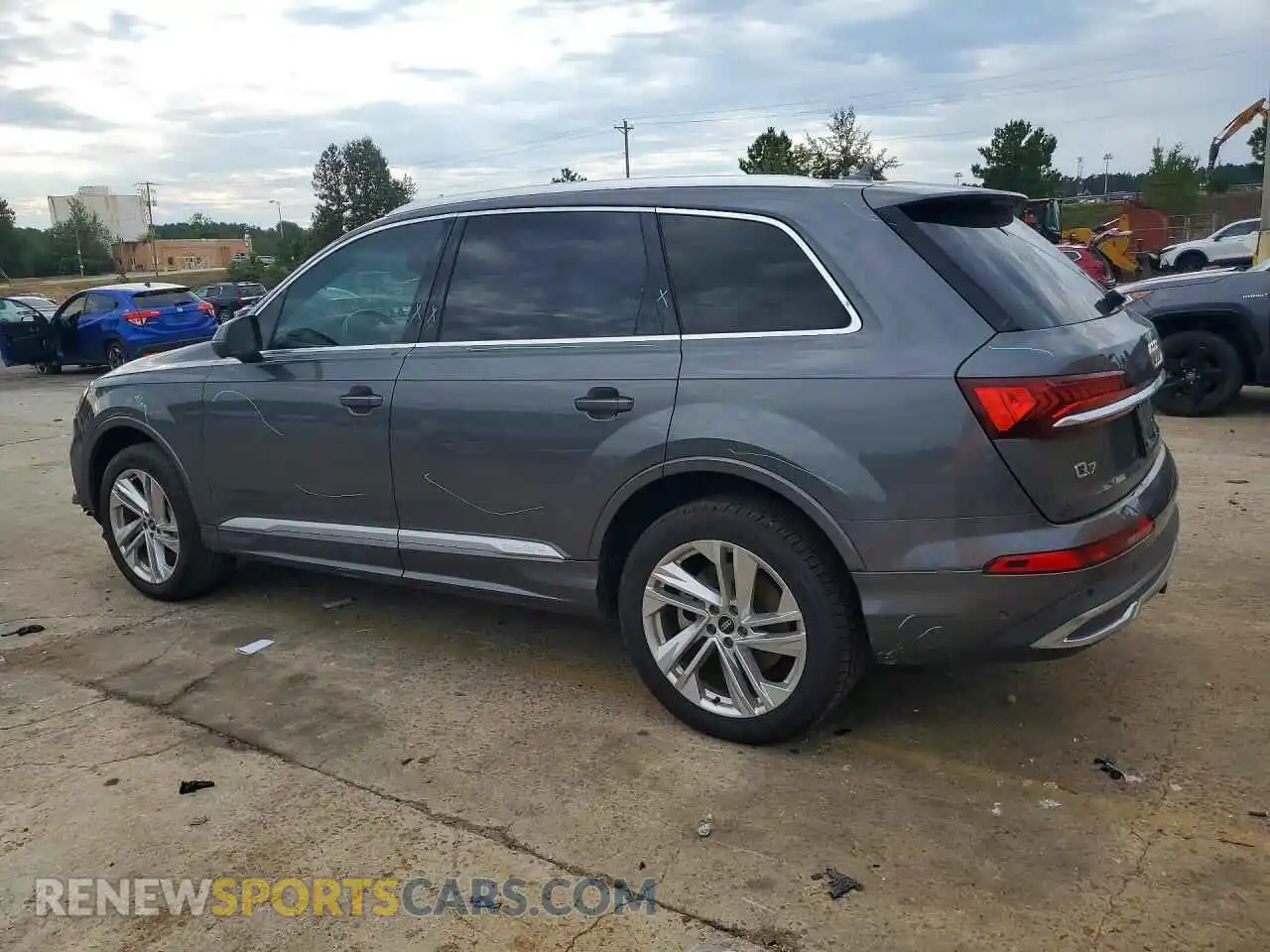 2 fotografías del automóvil dañado WA1LXAF78MD034005 AUDI Q7 2021