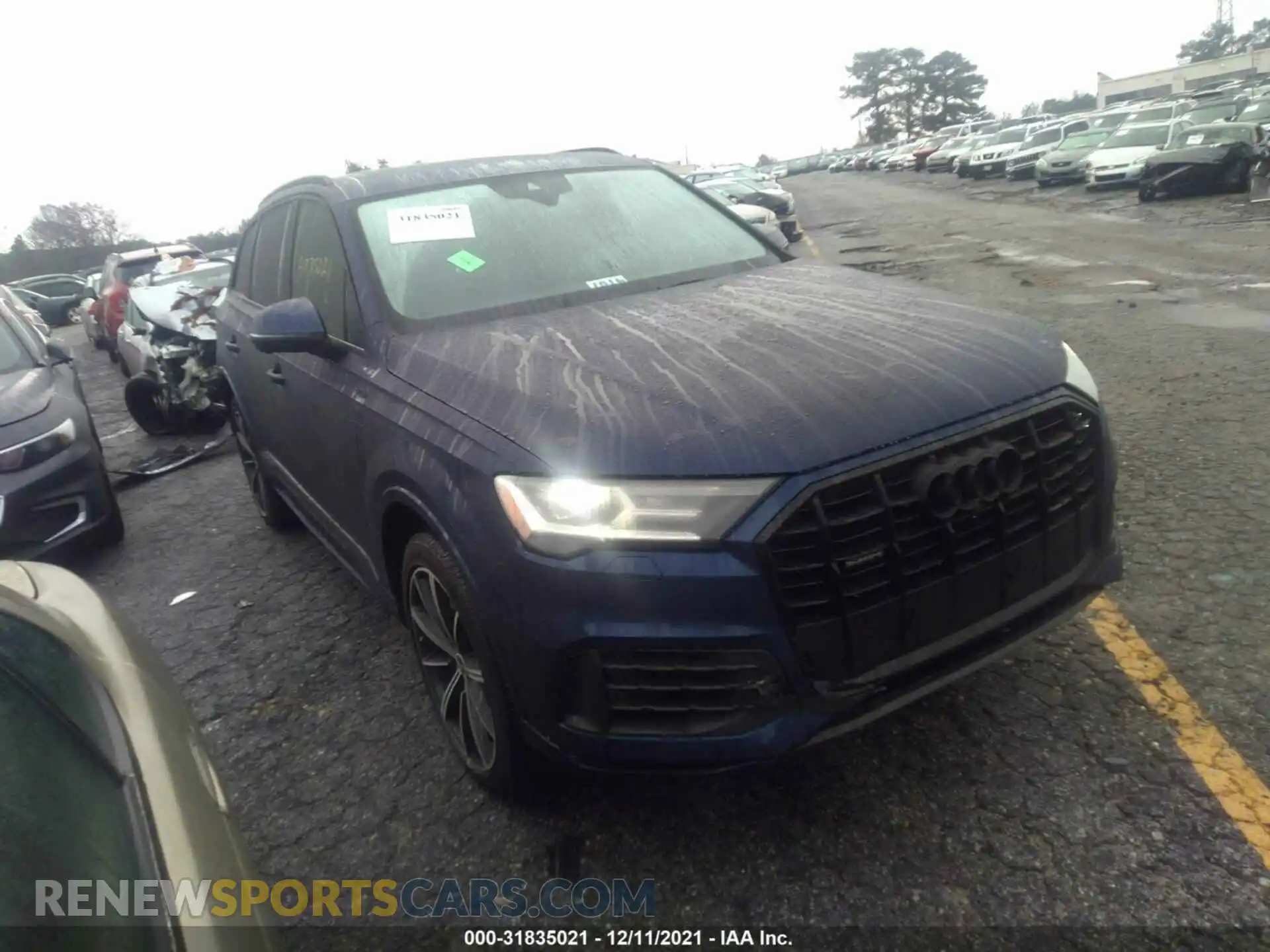 1 Photograph of a damaged car WA1LXAF7XMD026844 AUDI Q7 2021
