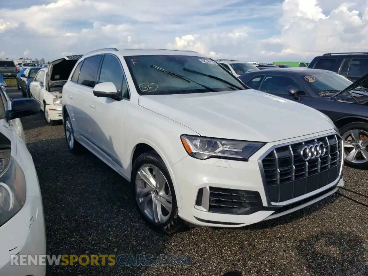 1 Фотография поврежденного автомобиля WA1LXAF7XMD035849 AUDI Q7 2021