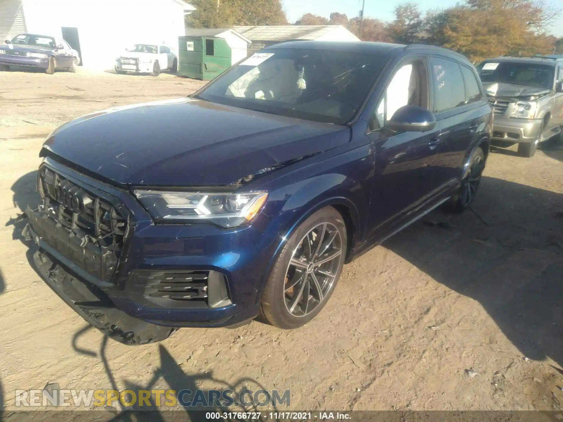 2 Photograph of a damaged car WA1LXAF7XMD038153 AUDI Q7 2021