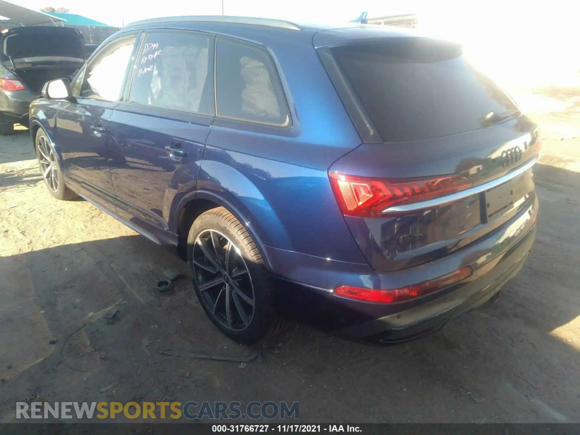 3 Photograph of a damaged car WA1LXAF7XMD038153 AUDI Q7 2021
