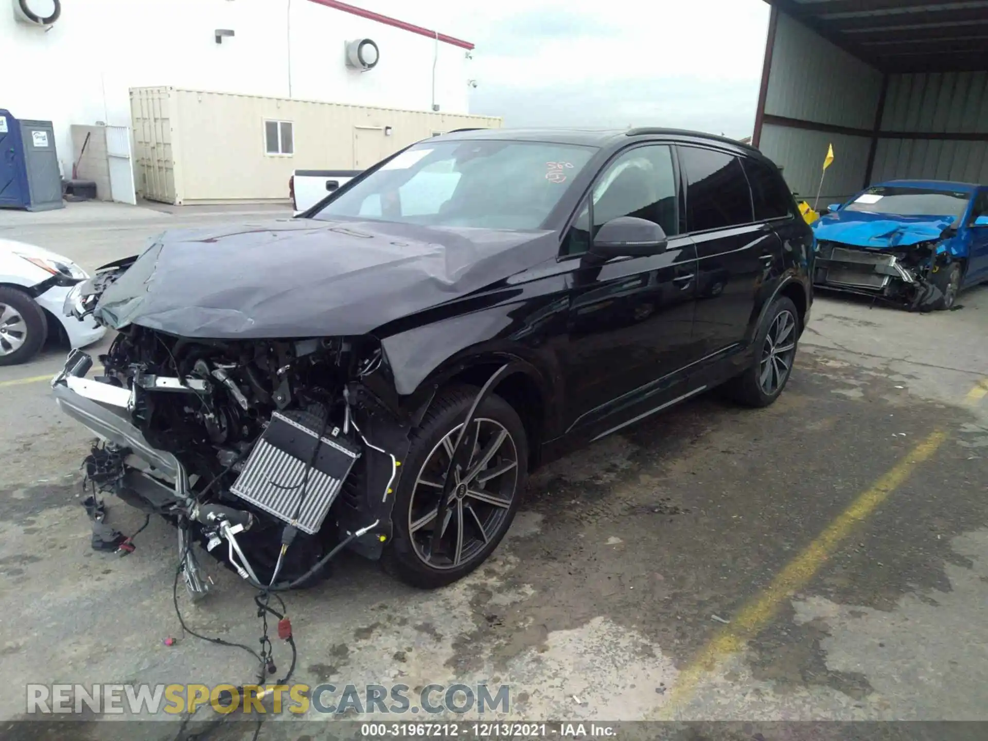2 Photograph of a damaged car WA1LXAF7XMD039254 AUDI Q7 2021