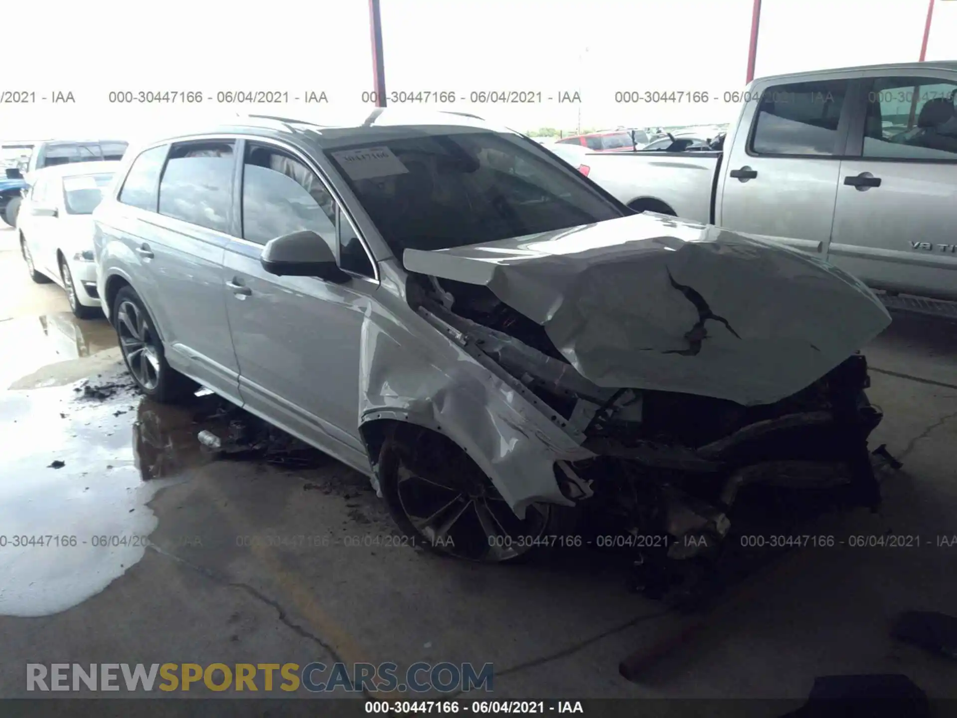 1 Photograph of a damaged car WA1LXBF74MD020317 AUDI Q7 2021