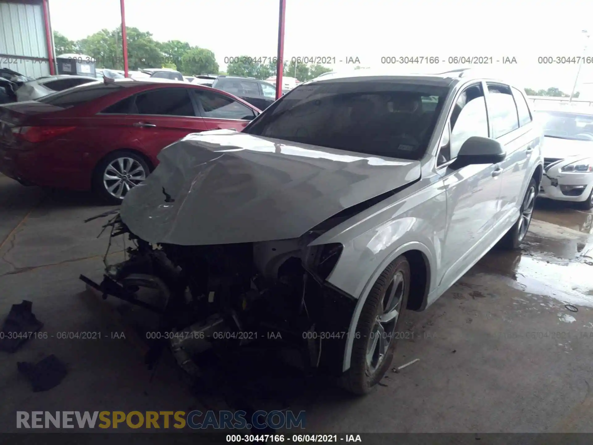 2 Photograph of a damaged car WA1LXBF74MD020317 AUDI Q7 2021
