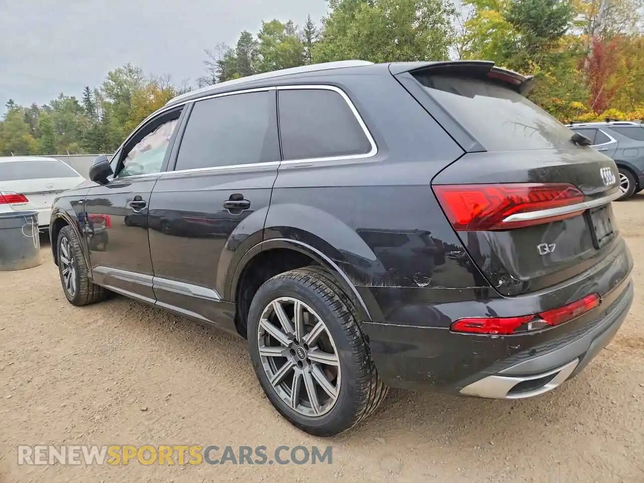 2 fotografías del automóvil dañado WA1MXAF76MD033908 AUDI Q7 2021