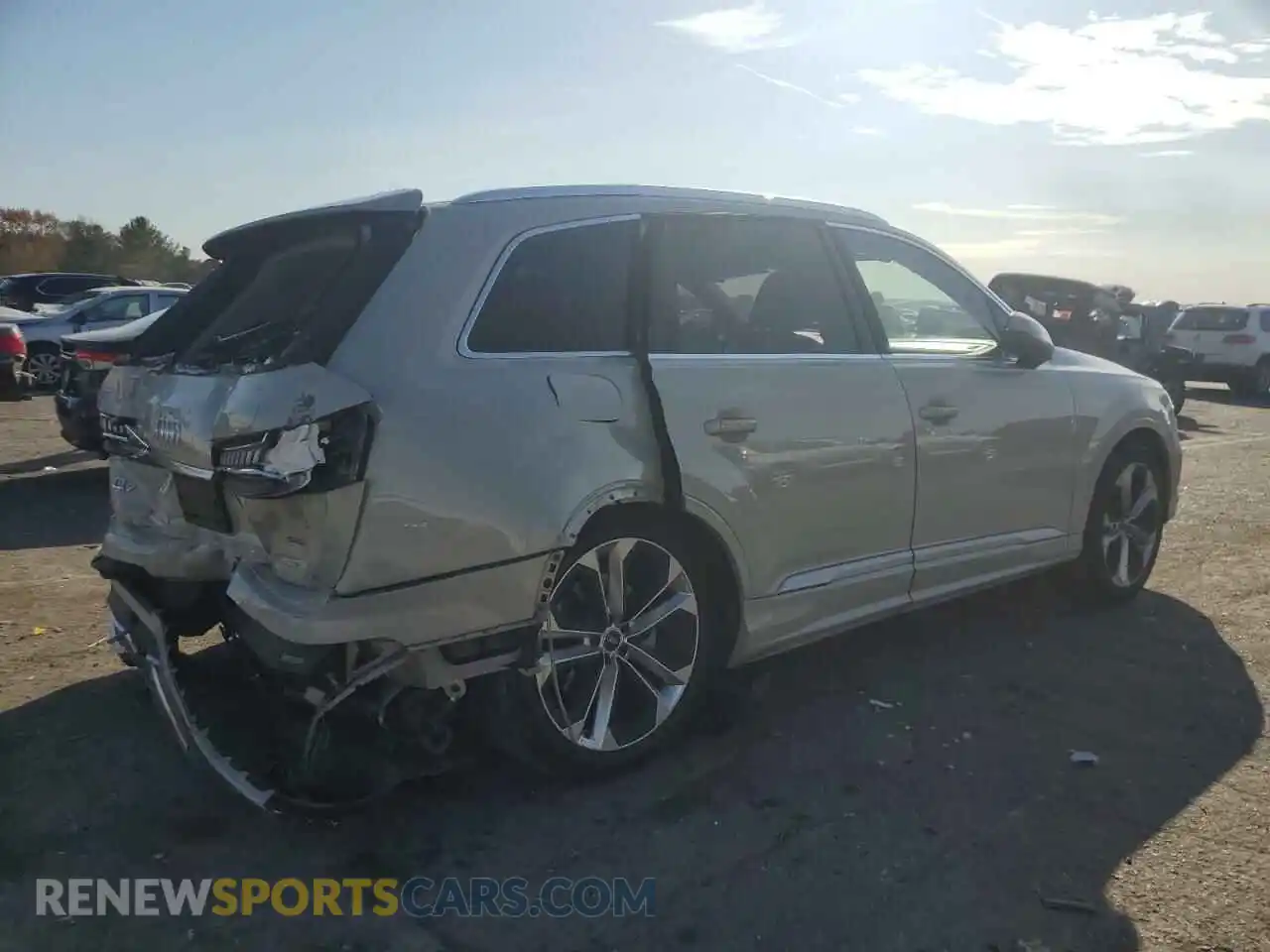 3 fotografías del automóvil dañado WA1VXAF71MD014316 AUDI Q7 2021