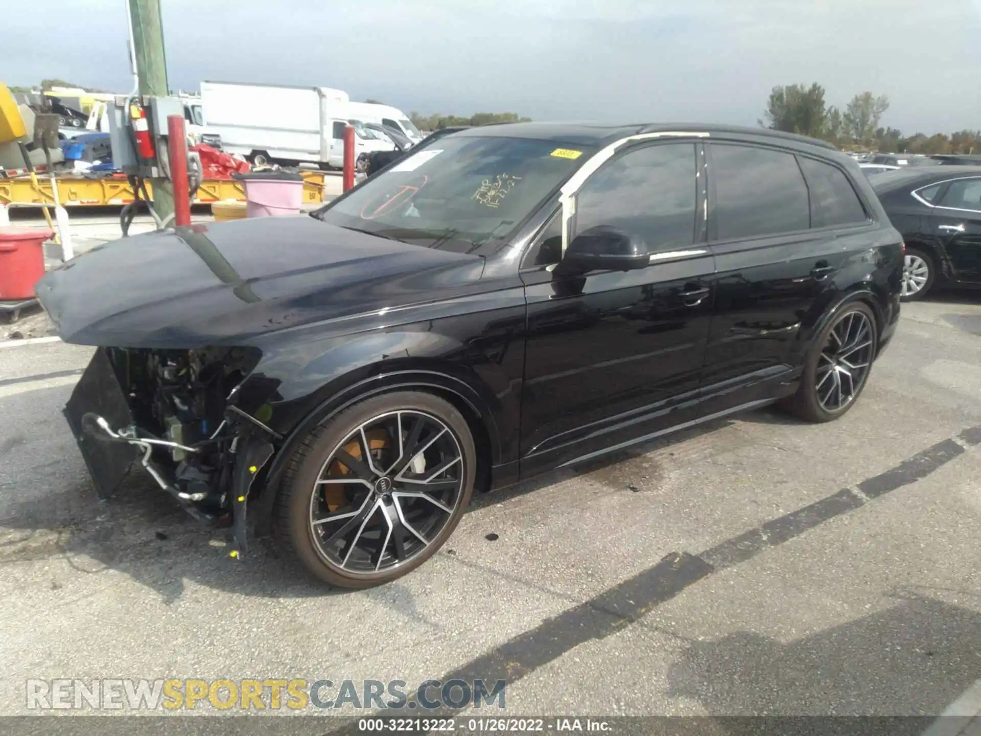 2 Photograph of a damaged car WA1VXAF71MD039541 AUDI Q7 2021