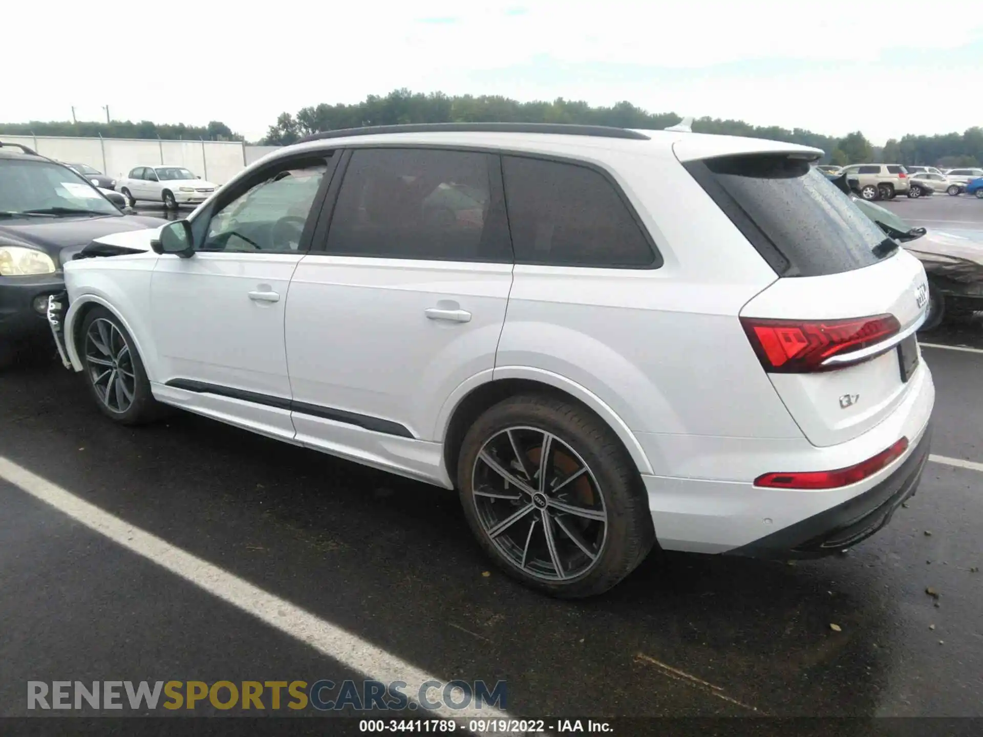 3 fotografías del automóvil dañado WA1VXAF73MD013295 AUDI Q7 2021
