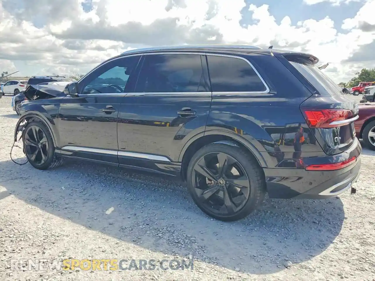 2 Photograph of a damaged car WA1VXAF73MD038598 AUDI Q7 2021