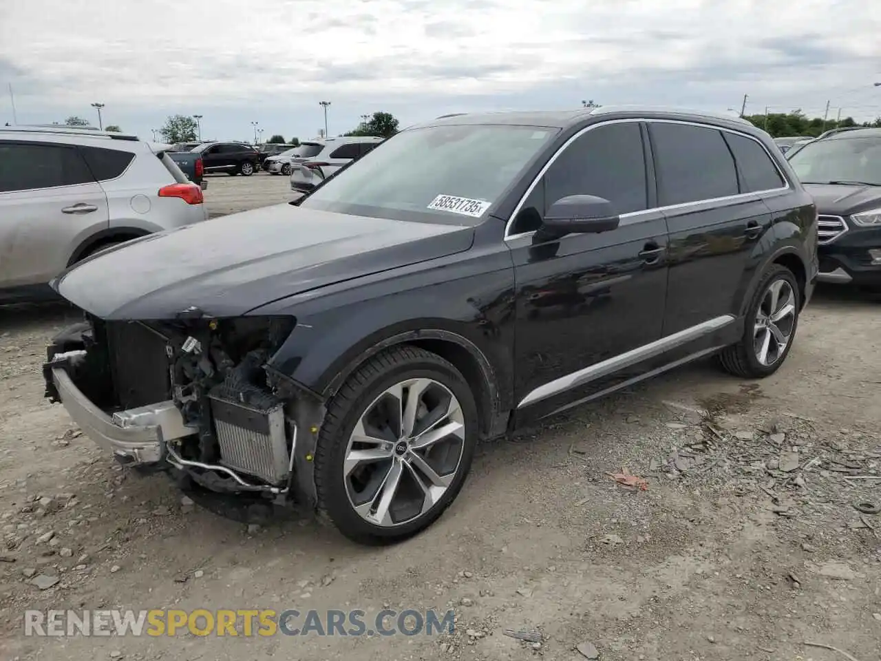 1 Photograph of a damaged car WA1VXAF74MD030784 AUDI Q7 2021