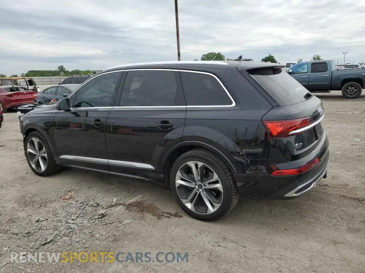 2 Photograph of a damaged car WA1VXAF74MD030784 AUDI Q7 2021
