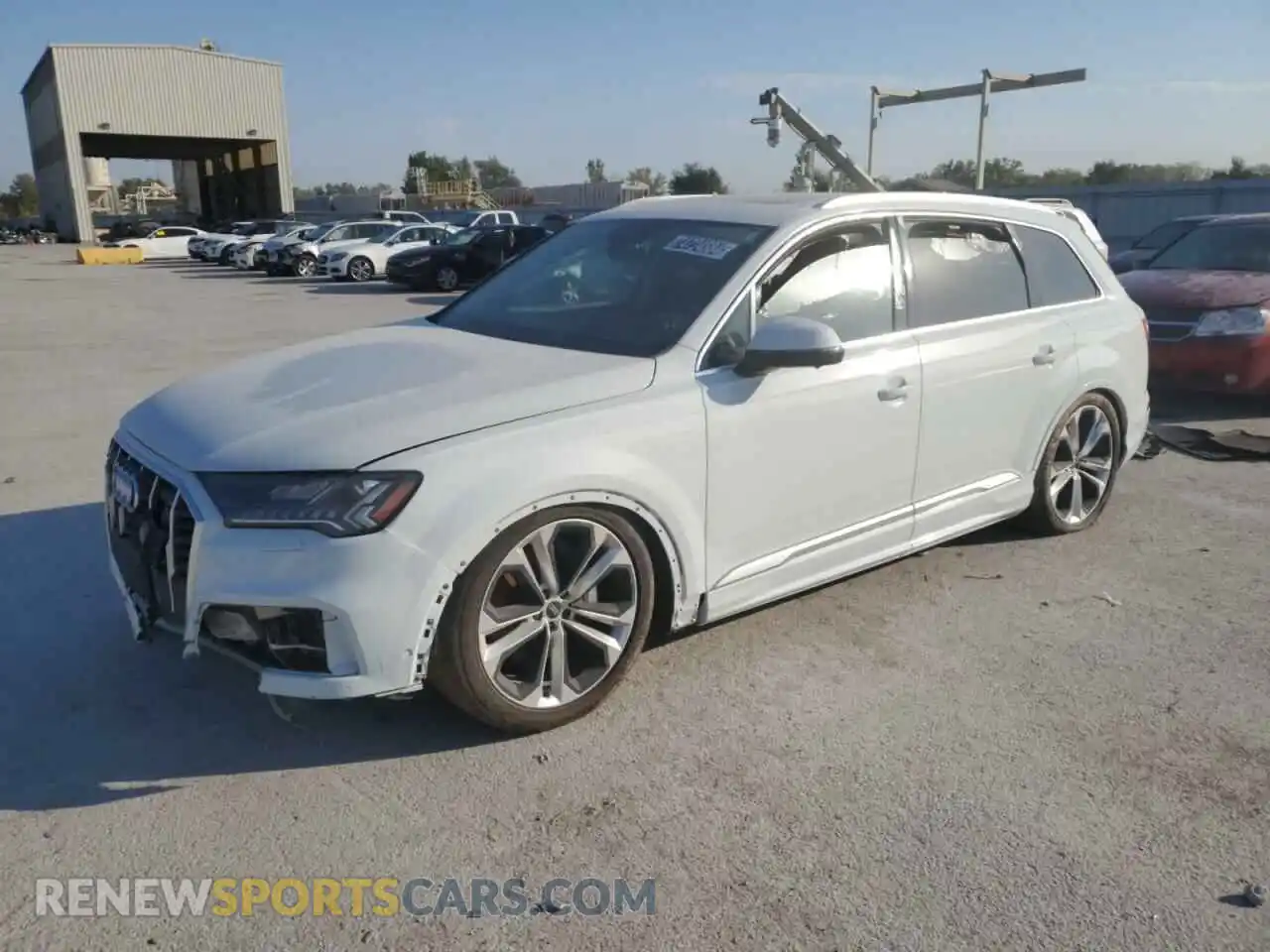 1 Photograph of a damaged car WA1VXAF78MD039441 AUDI Q7 2021