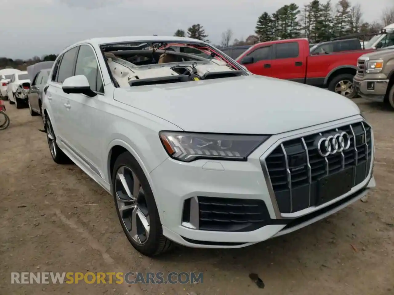 1 Photograph of a damaged car WA1VXAF79MD040937 AUDI Q7 2021