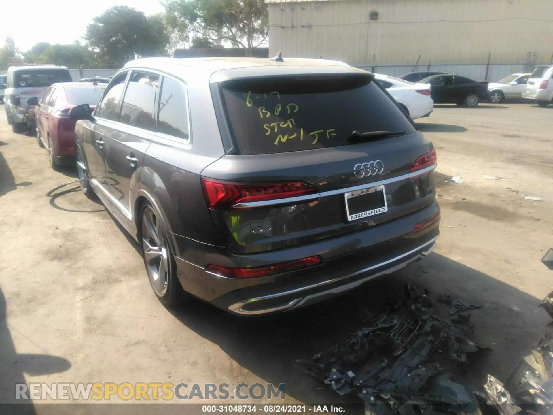 3 Photograph of a damaged car WA1VXBF70MD035048 AUDI Q7 2021